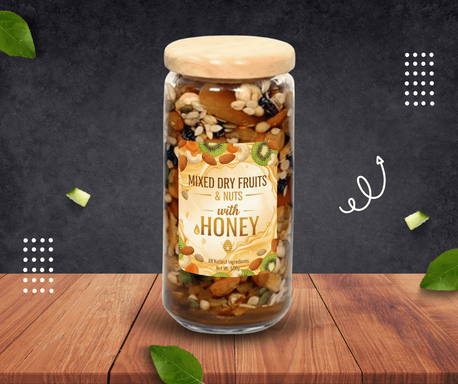 Mixed Dry Fruits & Nuts with Honey